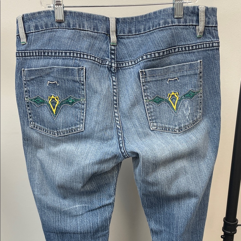 Buffalo David Bitton Light Blue Jeans with Embroidered Pockets